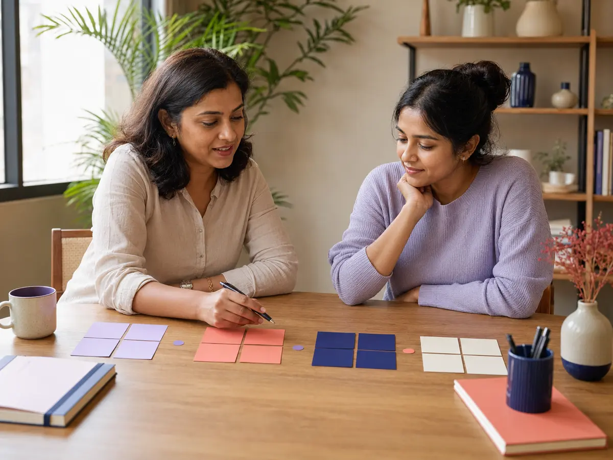 A professional and guide mapping the steps of a career comeback