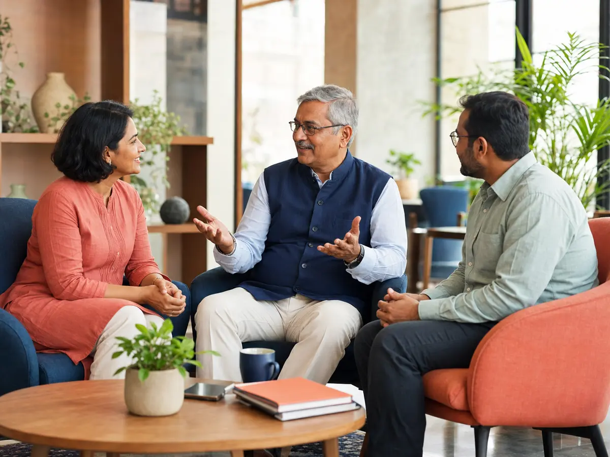 A mentor facilitating an ethical professional introduction